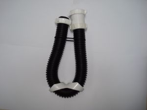 009.Flex P-trap plastic 1-1/4kit, adaptor for double sink