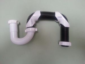 035.Flex S-trap P trap plastic 1-1/4kit, 1-1/2 plastic drain 