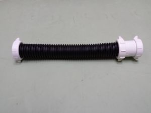 046.Flex drain hose for Shampoo Bowl with tailpiece, plastic coupling
