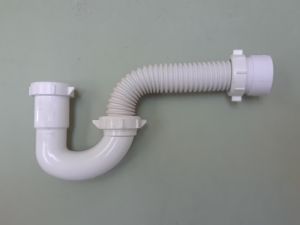 057.Flex P trap plastic for freestanding bathtub